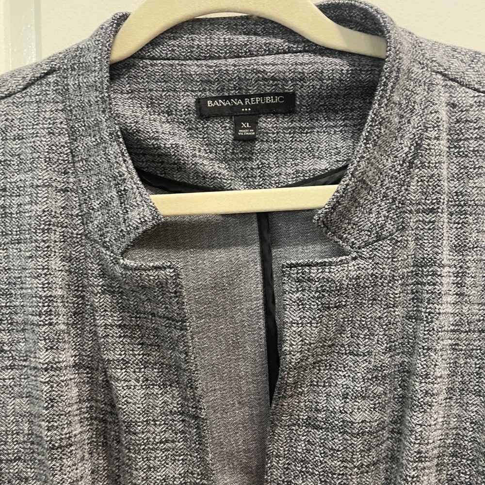 Banana Republic Gray Blazer Professional Wool-Blend - Picture 6 of 10